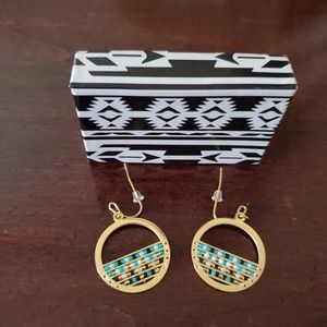 💝Gold and Beaded Earrings